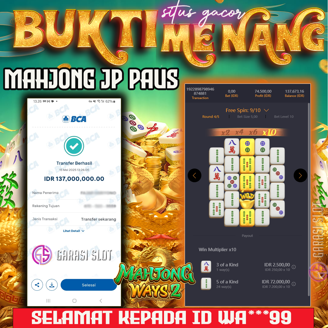 GARASISLOT >> Jp Paus Mahjong Ways