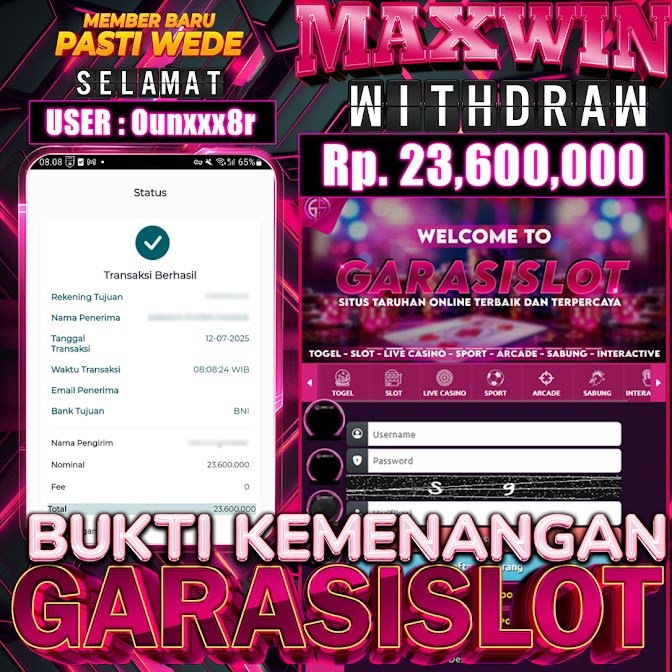 Jepe Paus bermain di situs gacor garasislot di rush sugar xmas provider pramatic