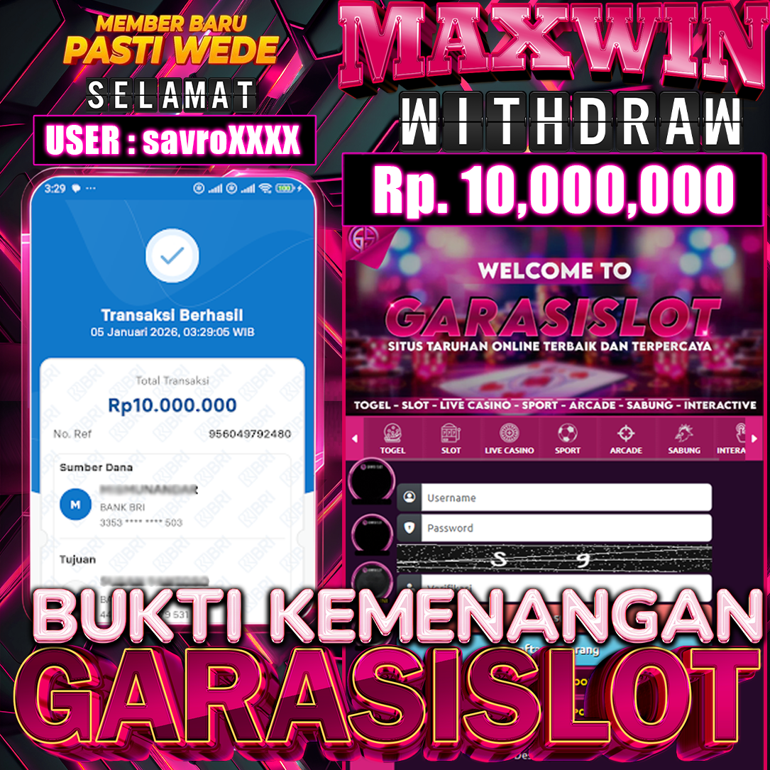 GARASISLOT Bukti Kemenangan Candy Village