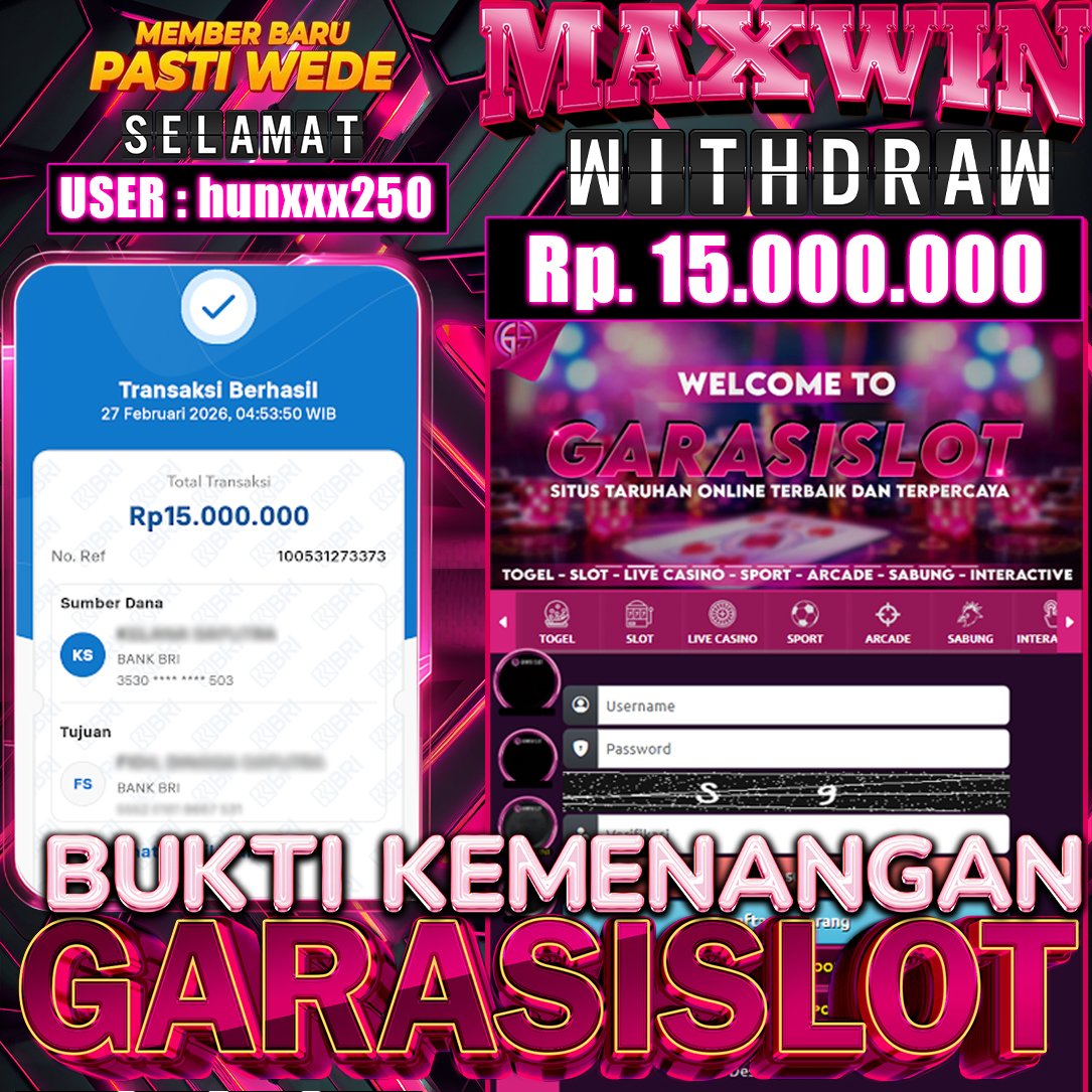 GARASISLOT Bukti Kemenangan Rolling in Treasures