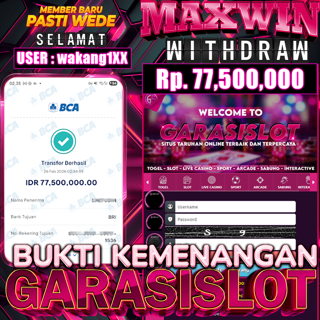 GARASISLOT Bukti Kemenangan Gates of Gatot Kaca 1000