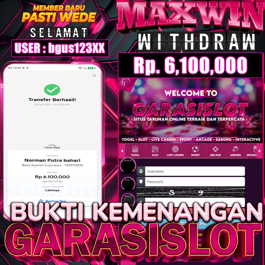 GARASISLOT Bukti Kemenangan Starlight Princess