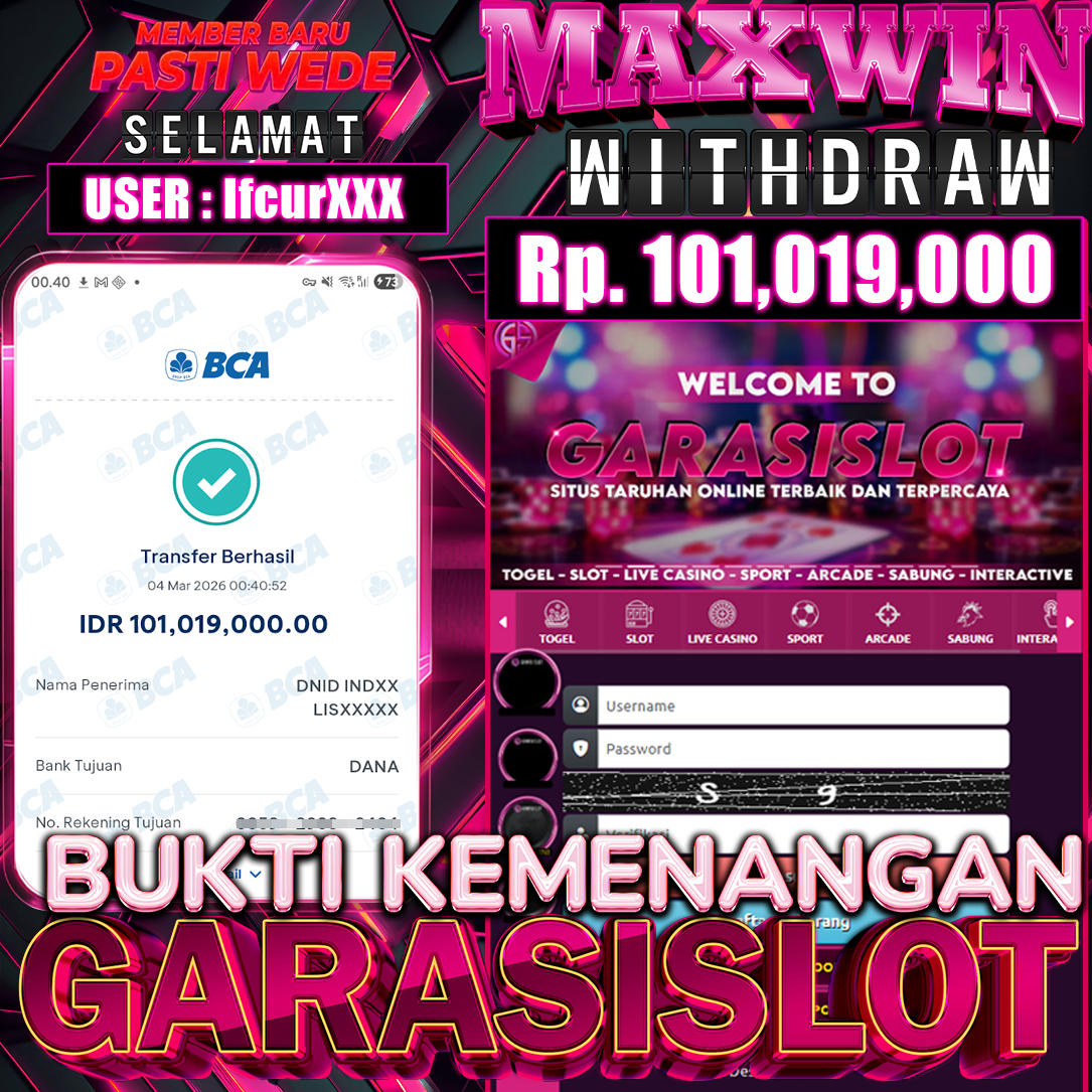 GARASISLOT Bukti Kemenangan Sweet Burst