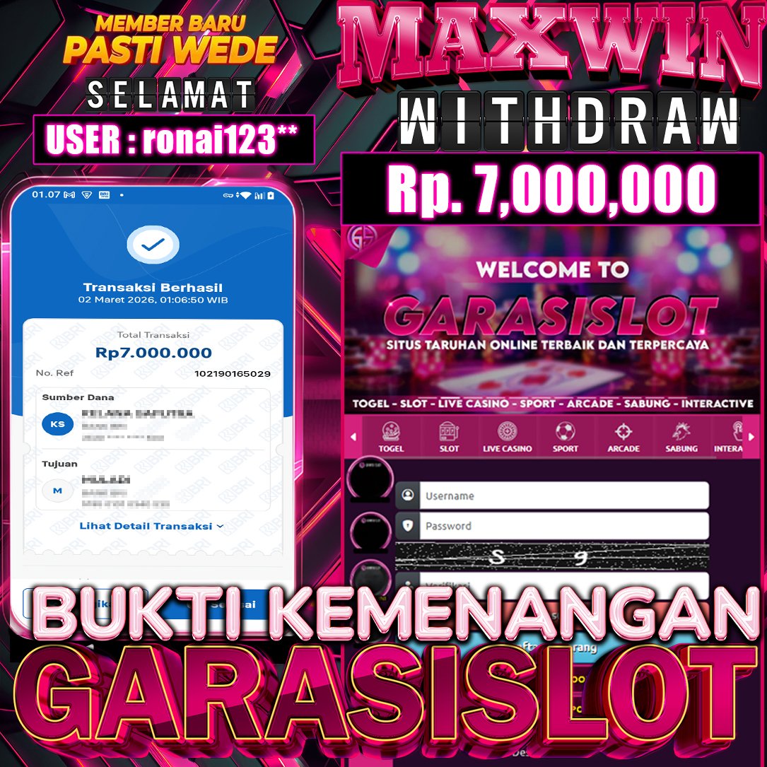 GARASISLOT Bukti Kemenangan Starlight Princess 1000