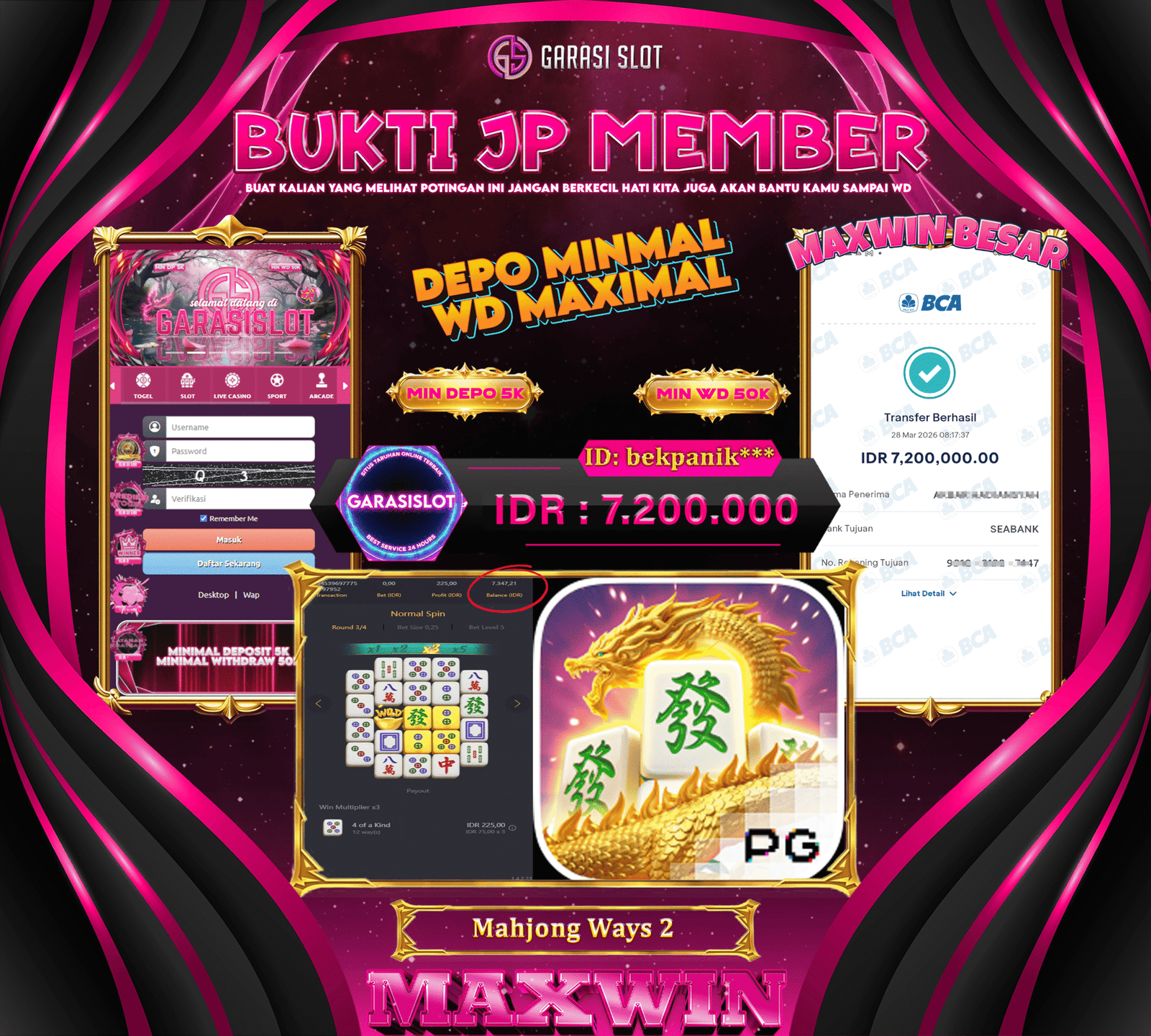 GARASISLOT Bukti Kemenangan Mahjong Ways 2