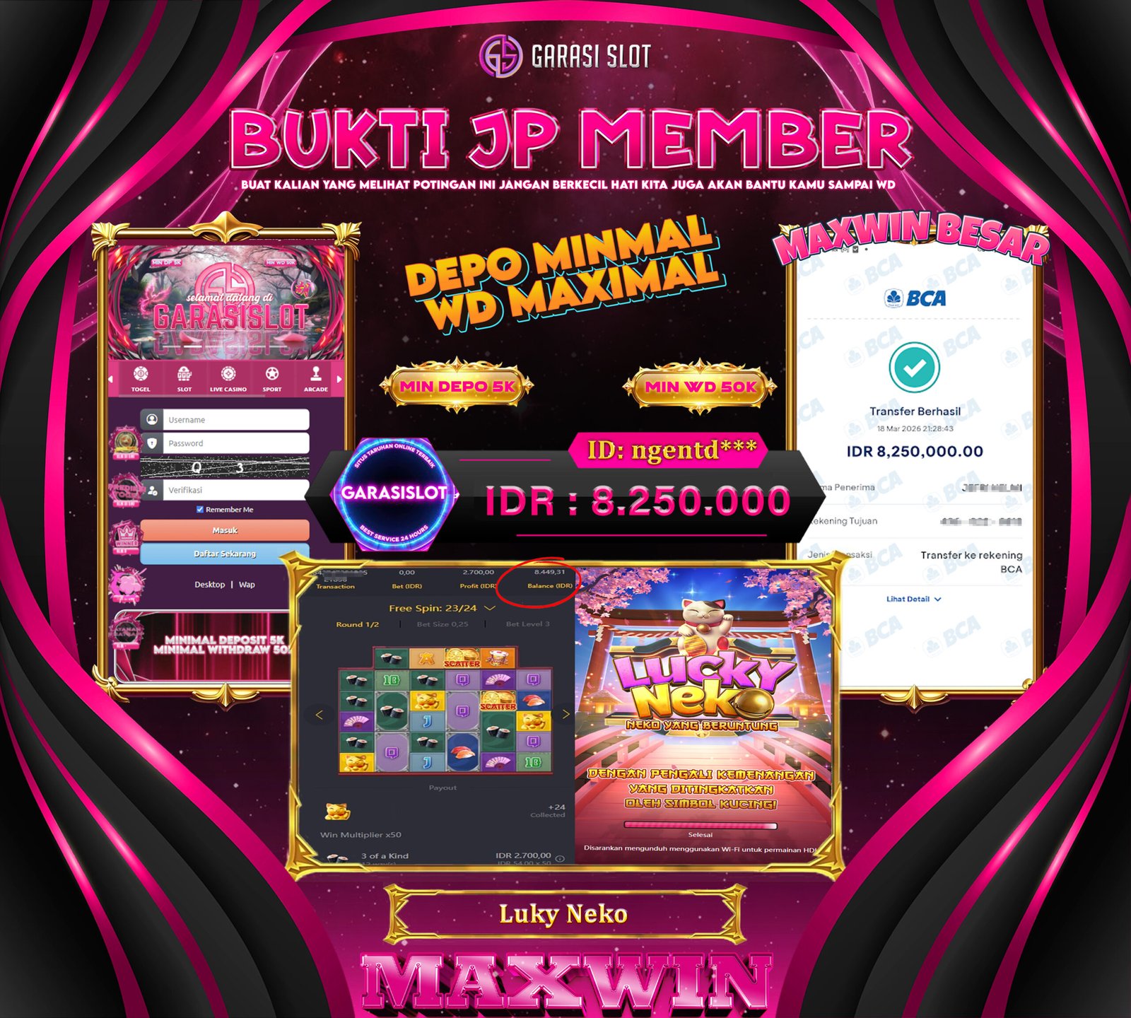 GARASISLOT Bukti Kemenangan Lucky Neko
