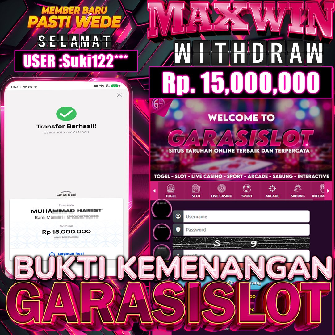 GARASISLOT Bukti Kemenangan Sweet Bonanza 1000