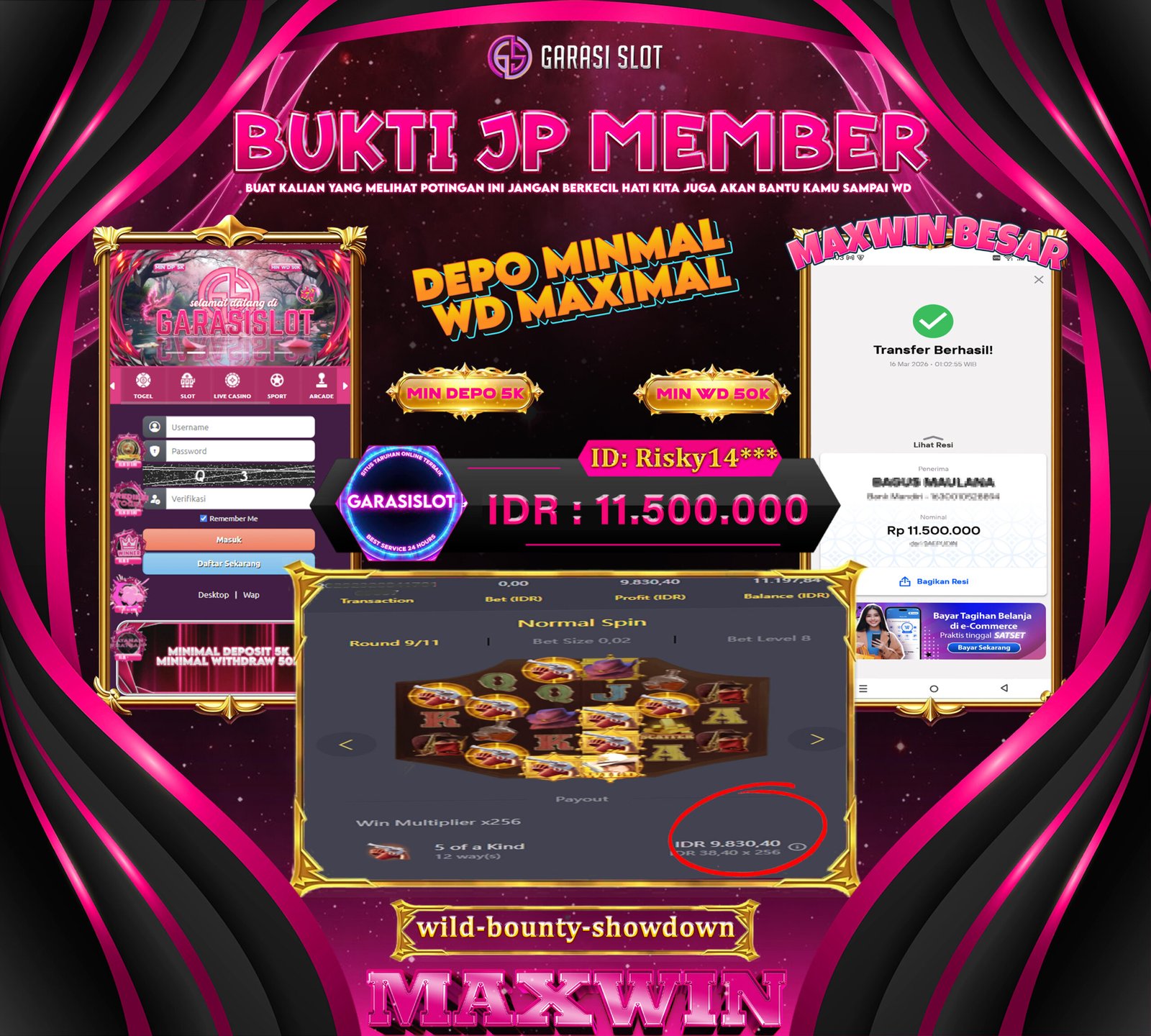 GARASISLOT Bukti Kemenangan wild-bounty-showdown