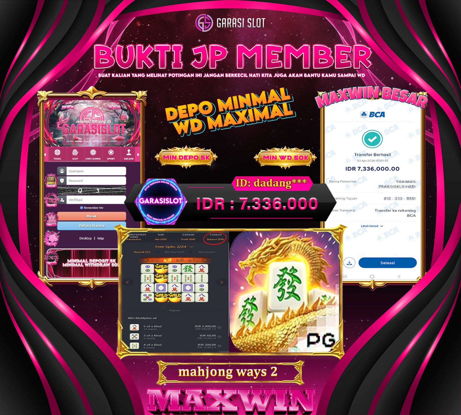 GARASISLOT Bukti Kemenangan Mahjong ways 2