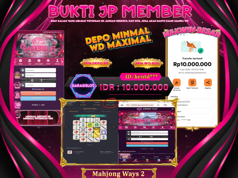 GARASISLOT Bukti Kemenangan Mahjong Ways 2